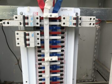 large white switchboard