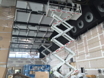 setting up wiring, 2 hydraulic platforms